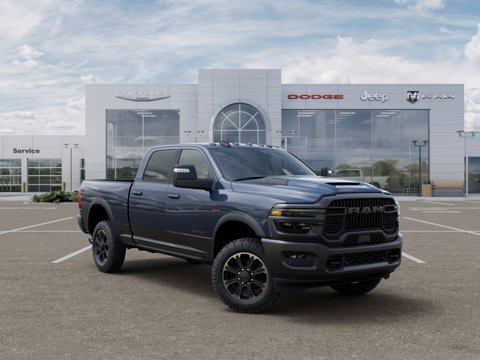 New 2026 Forged Blue Metallic Exterior Paint RAM Rebel image 31