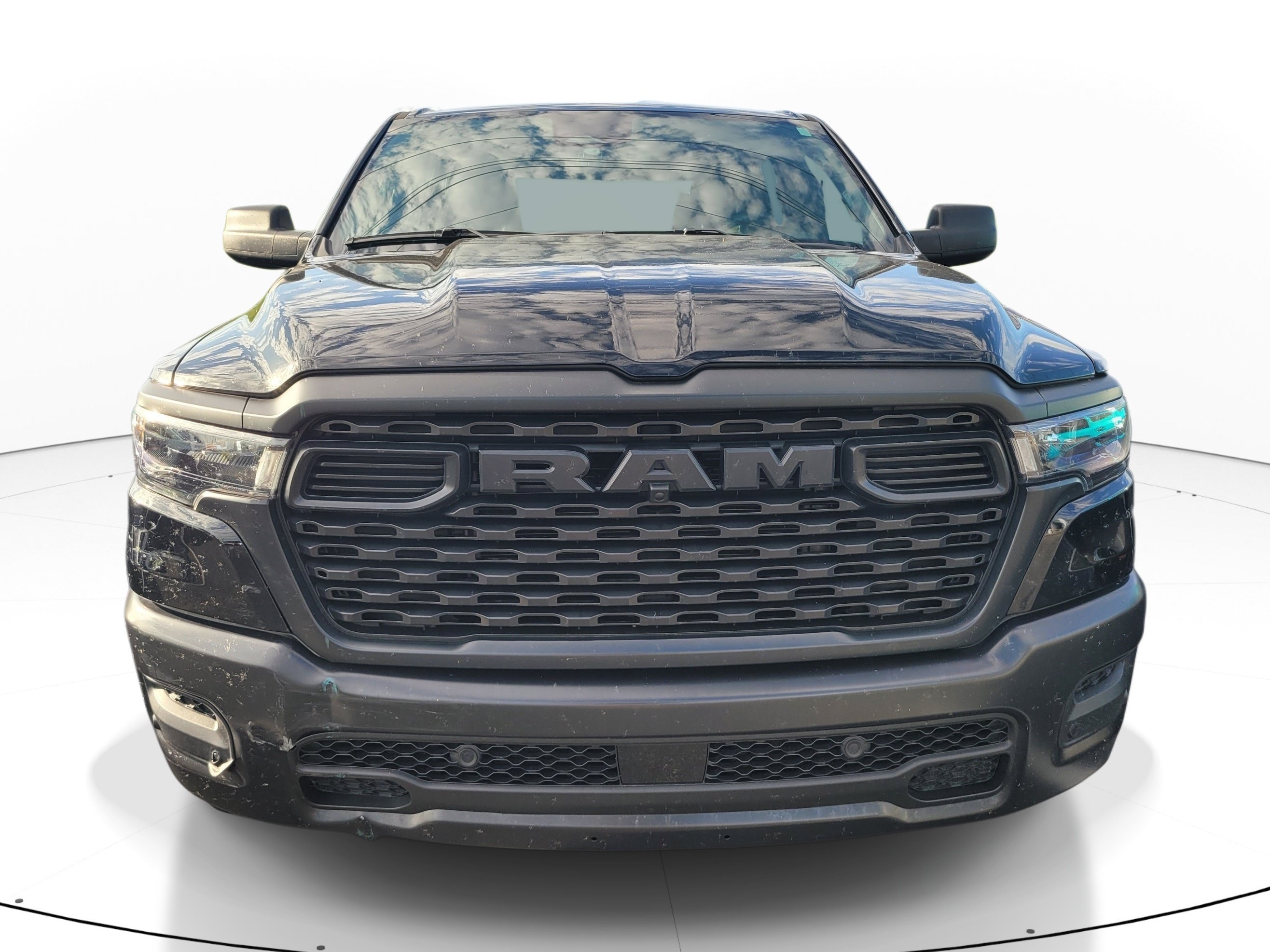 Used 2025 Diamond Black Crystal Pearlcoat Ram Tradesman image 2