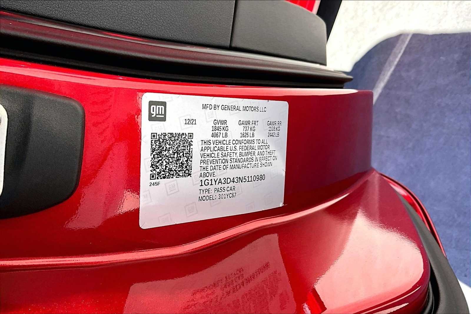 Used 2022 Red Mist Metallic Tintcoat Chevrolet 1LT image 26