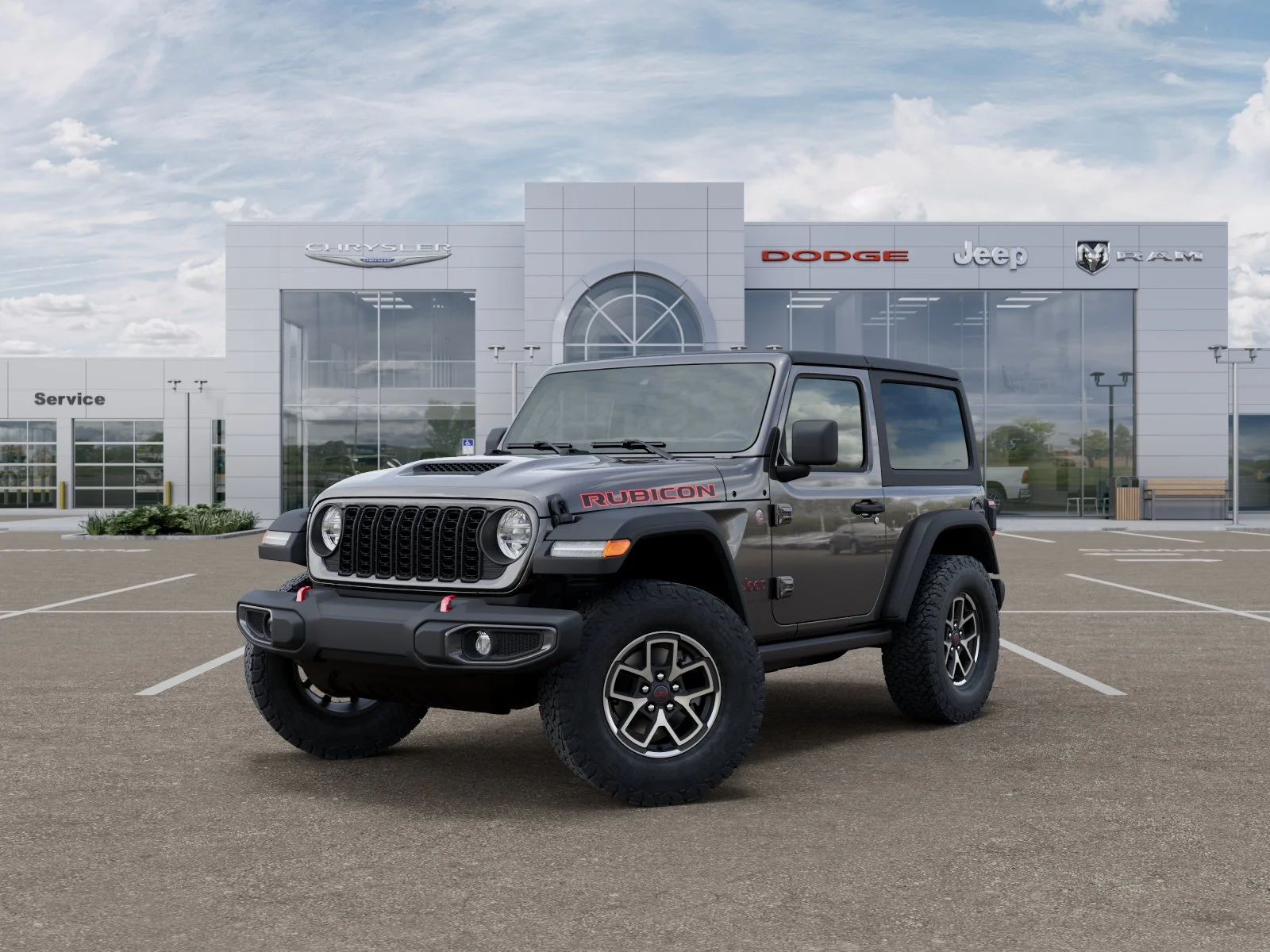New 2026 Granite Crystal Metallic Clear-Coat Exterior Paint Jeep Rubicon image 10