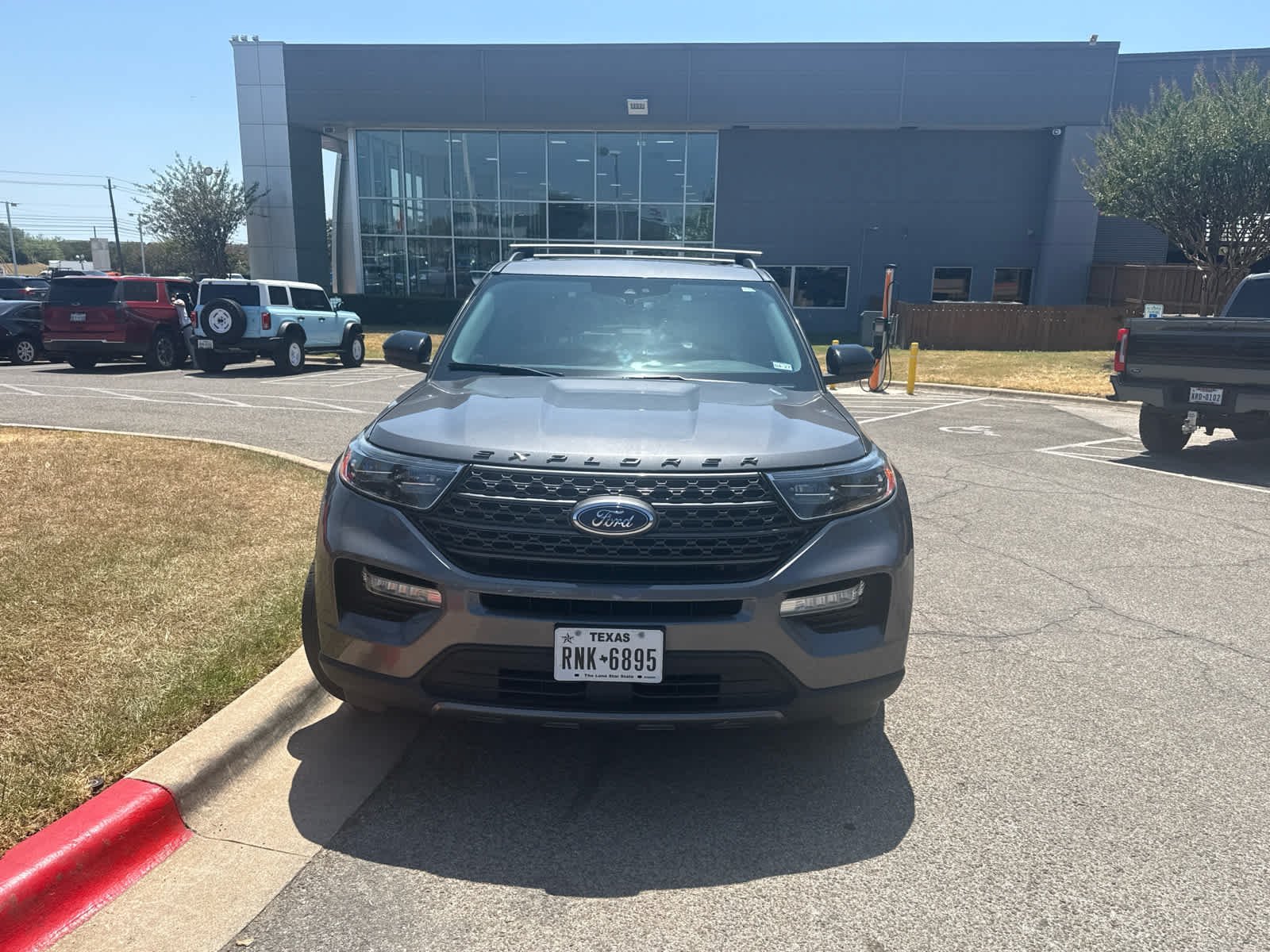 Used 2022 Carbonized Gray Ford XLT image 2