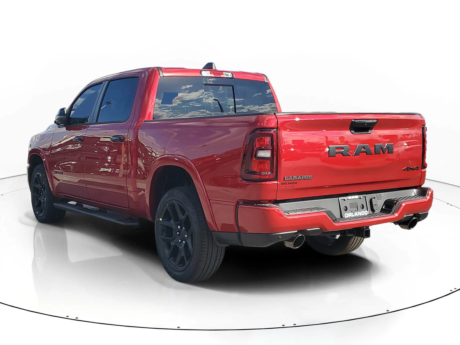 New 2026 Molten Red Pearlcoat RAM Laramie image 3