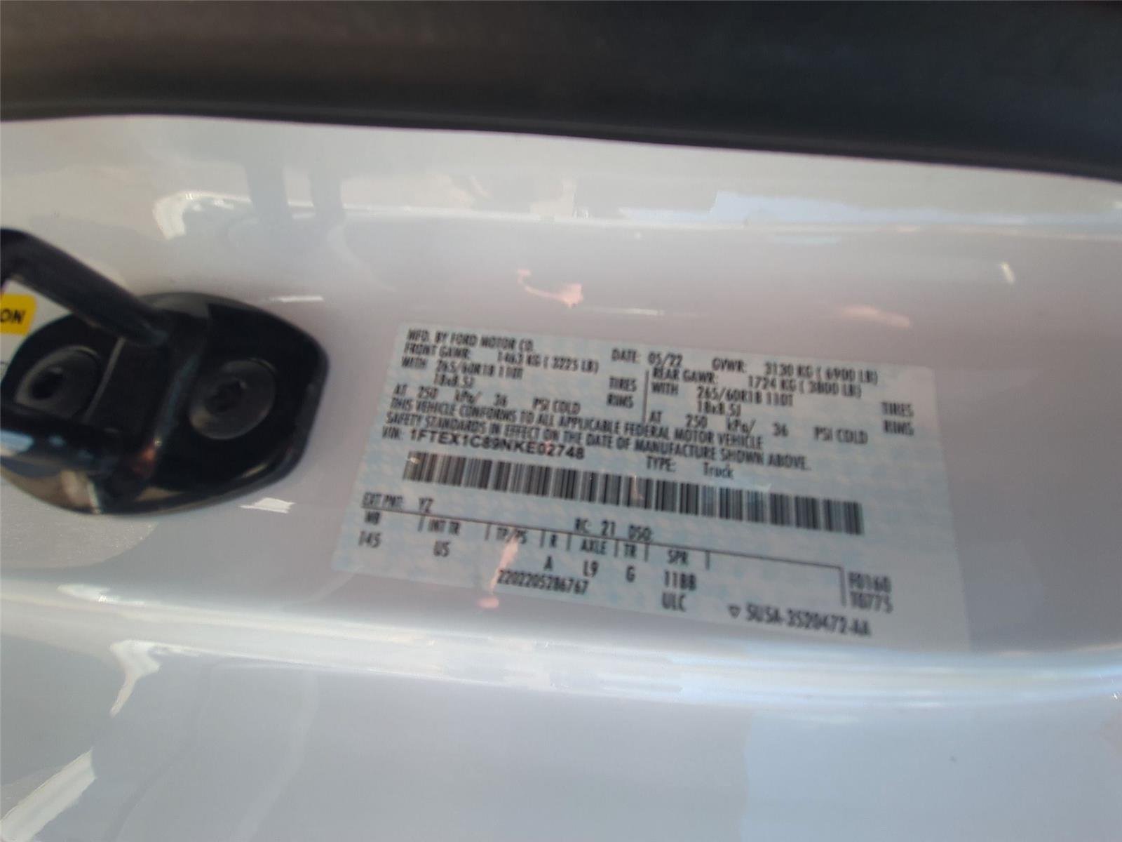 Used 2022 Oxford White Ford XLT image 34