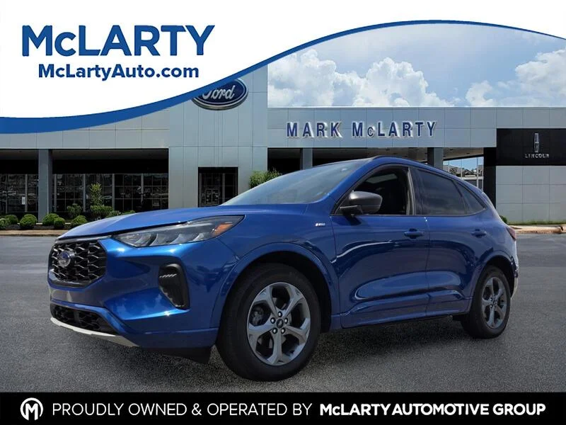 Used 2023 Blue Metallic FORD ST-LINE AWD image 1