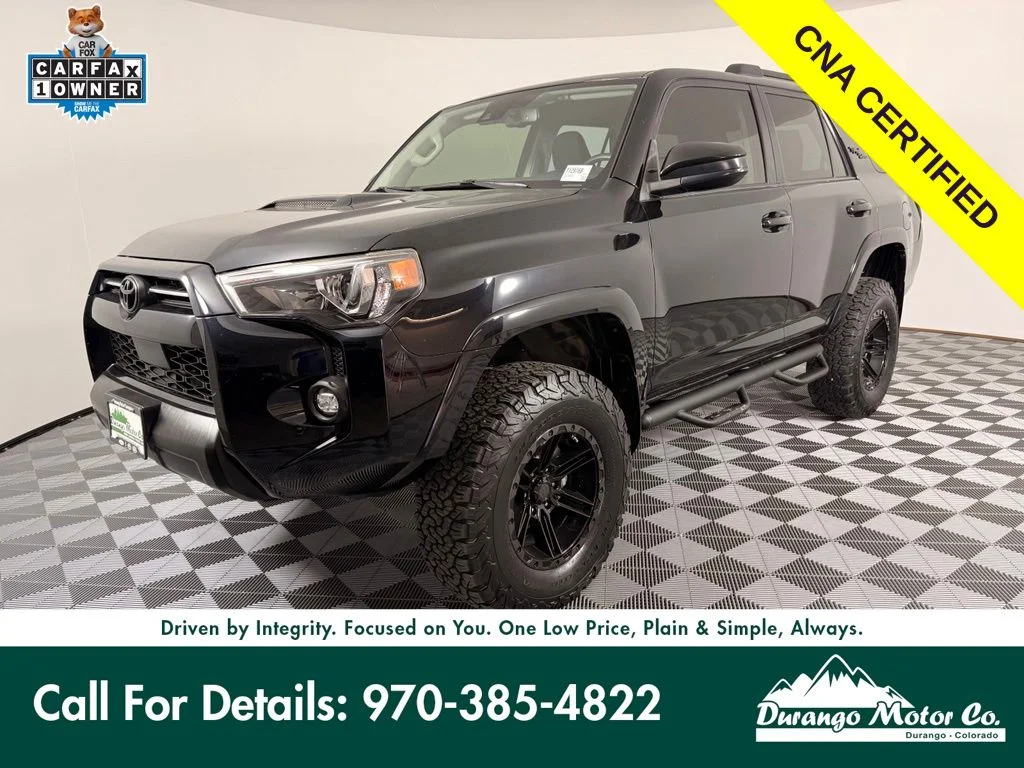 Used 2021 Black Toyota TRD Off-Road image 1