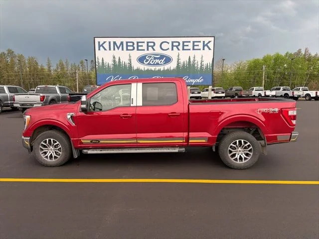 Used 2022 Ford F-150 Lariat with VIN 1FTFW1E56NKE89678 for sale in Pine River, Minnesota