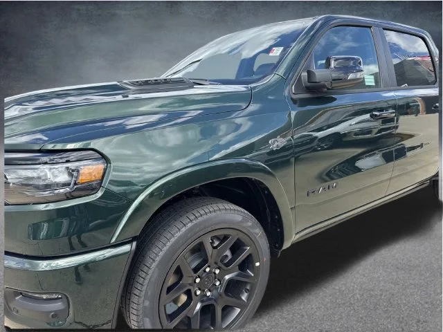 New 2027 Serrano-Green Metallic Exterior Paint RAM Laramie image 9
