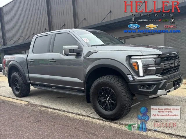 Used 2025 Gray Metallic Ford Raptor image 1