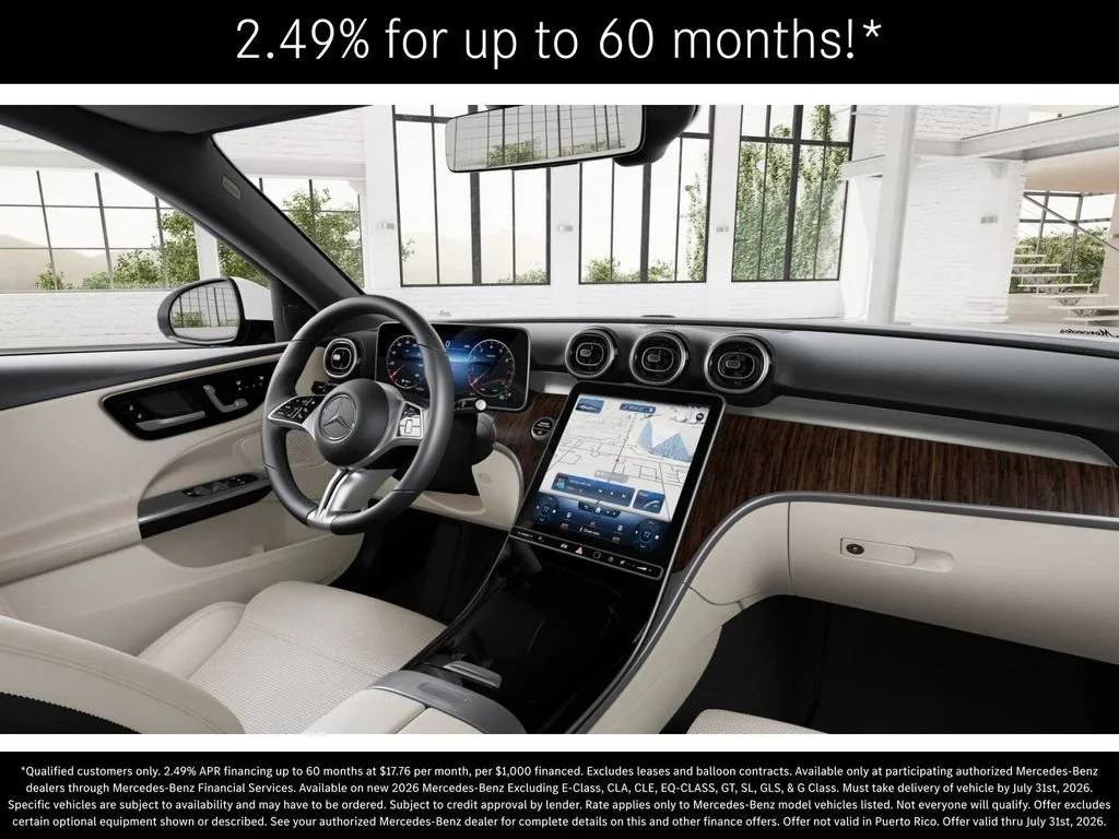 New 2026 Polar White Mercedes-Benz C 300 image 48