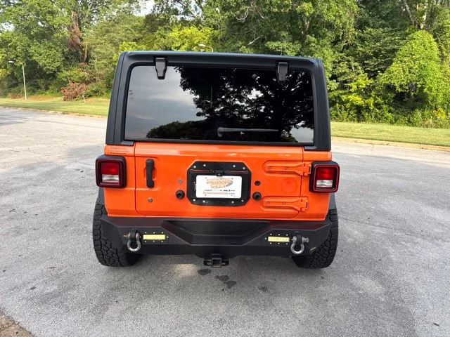 Used 2018 Orange Jeep Unlimited Sport S image 6