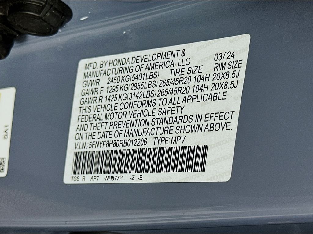 Used 2024 Gray Pearl Honda Black Edition image 32