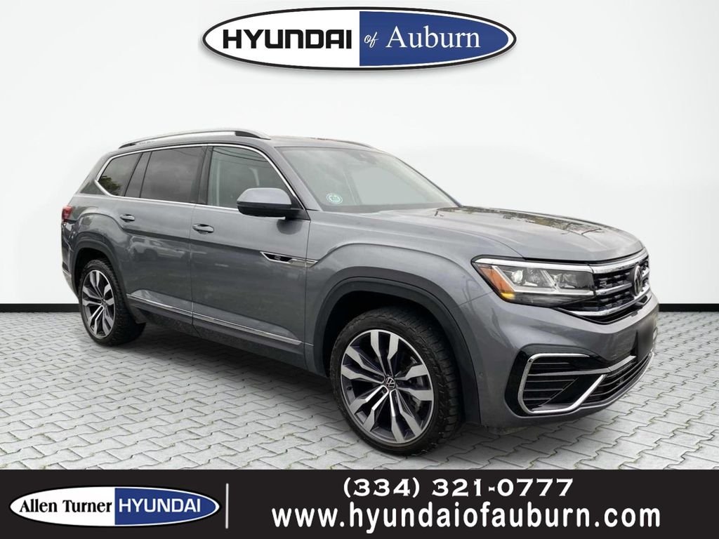 Used 2022 Gray Volkswagen 3.6L V6 SEL Premium R-Line image 1