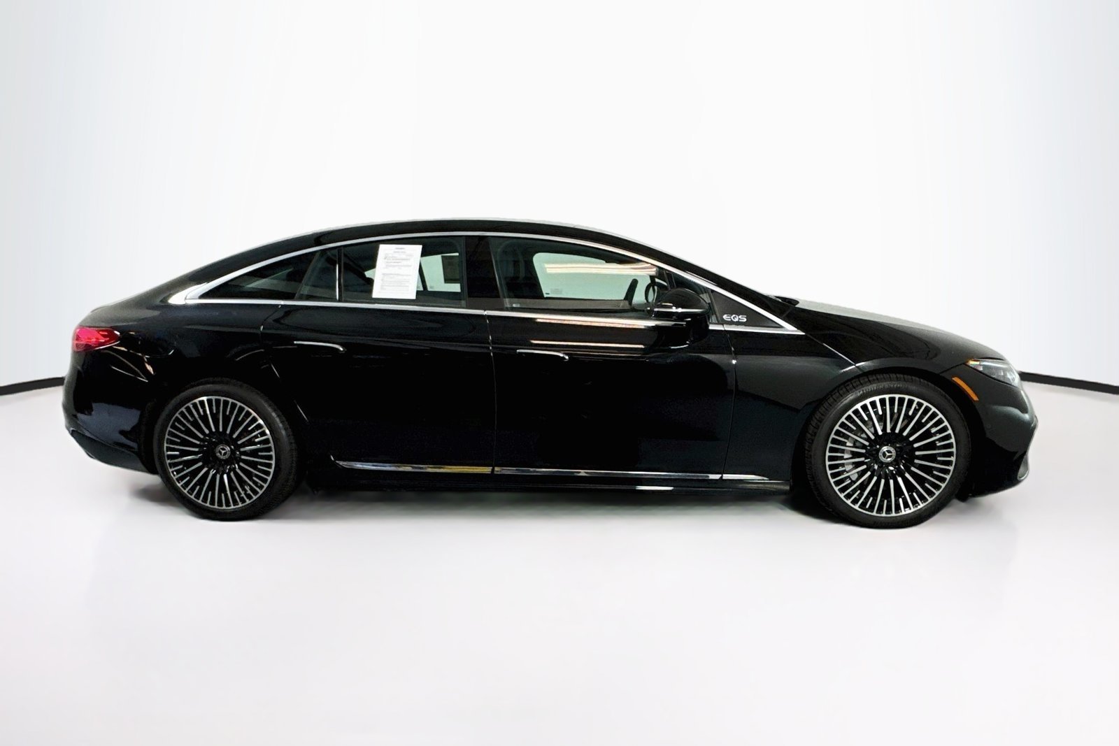 Certified Used 2022 Obsidian Black Metallic Mercedes-Benz EQS 450+ image 4