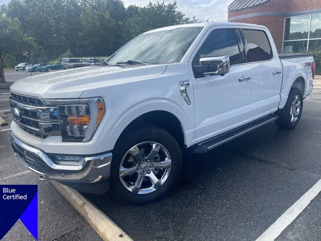 Used 2021 White Ford Lariat image 1