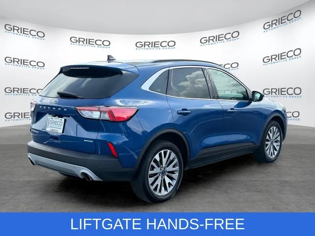Used 2022 Blue Ford Titanium image 7