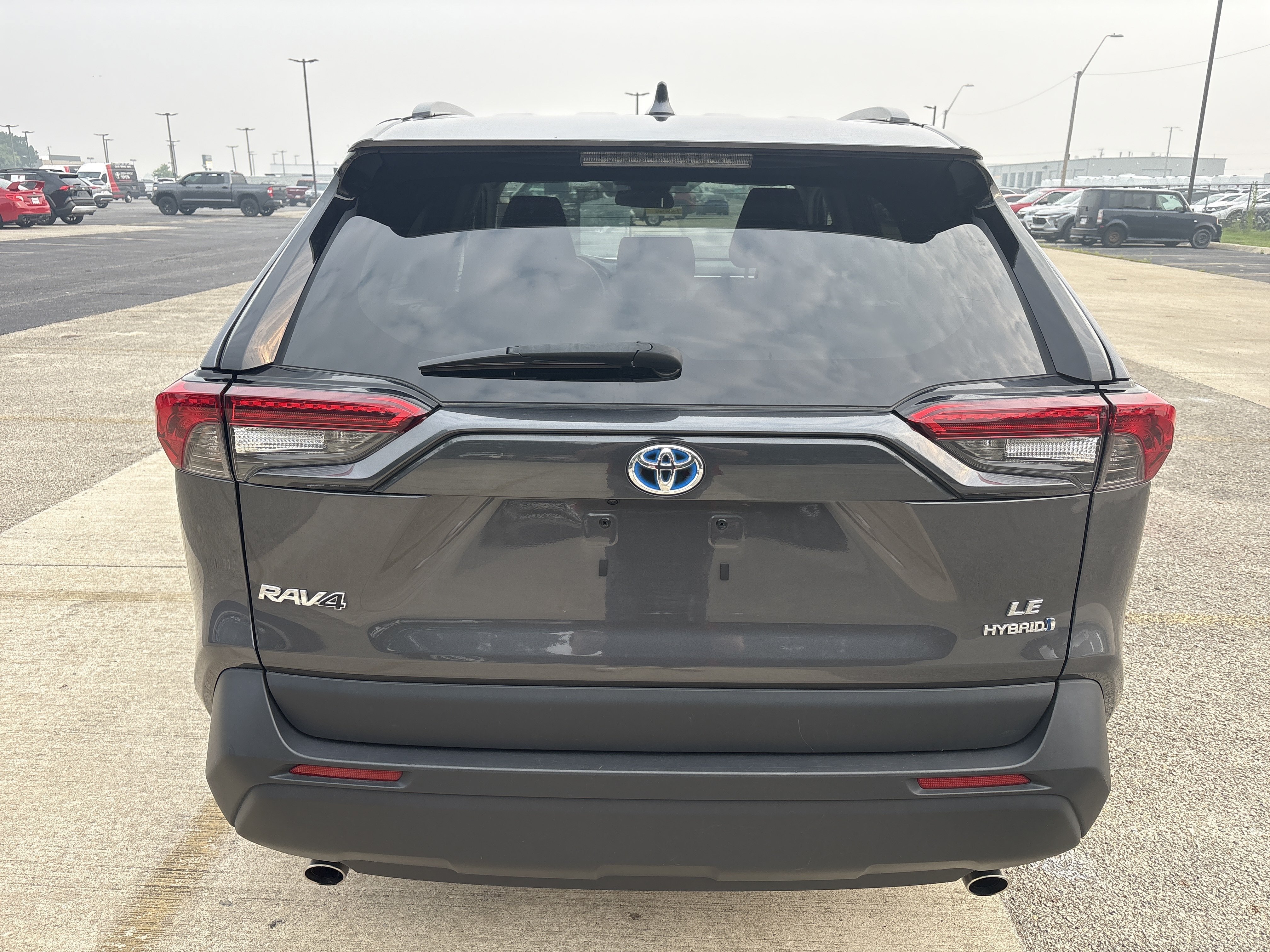 Used 2022 Magnetic Gray Metallic Toyota Hybrid LE image 4