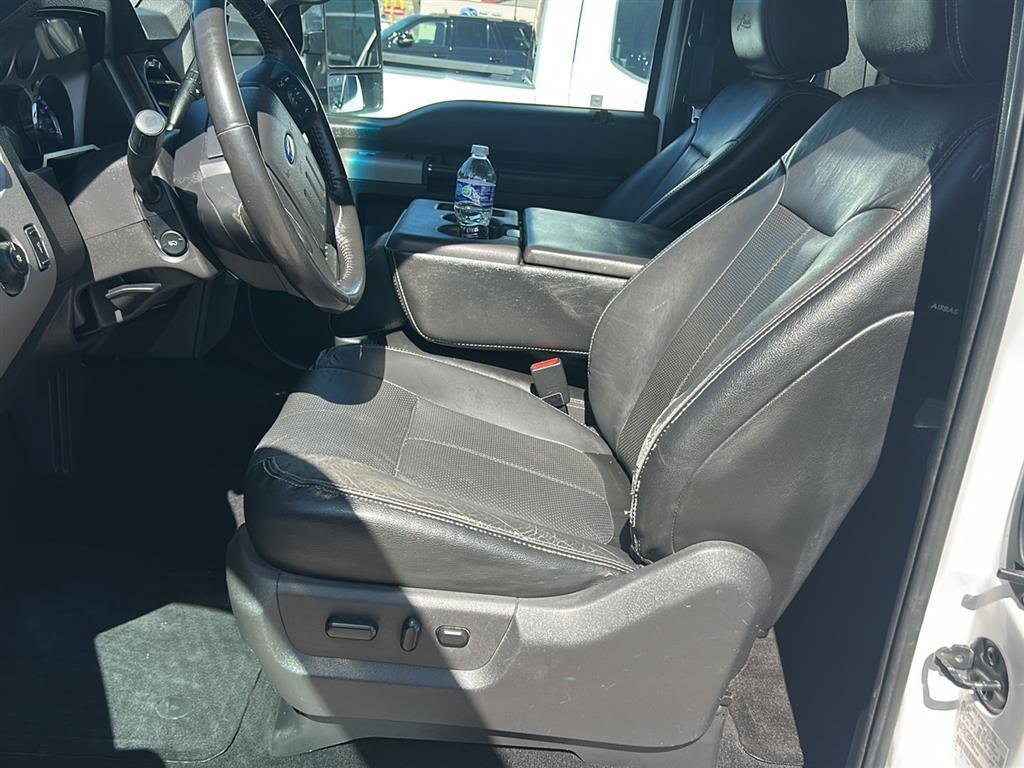 Used 2015 White Platinum Tri-Coat Metallic FORD LARIAT image 9