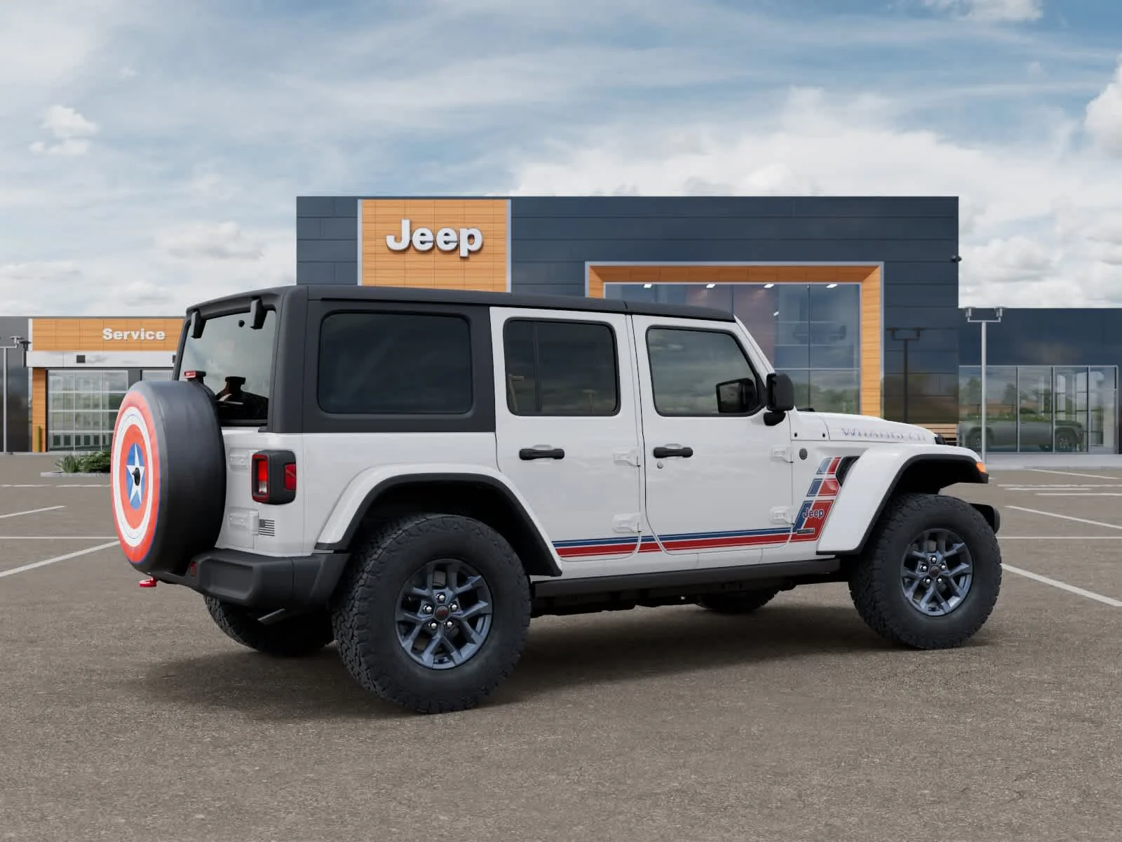New 2026 Bright White Clearcoat Jeep Sport image 4