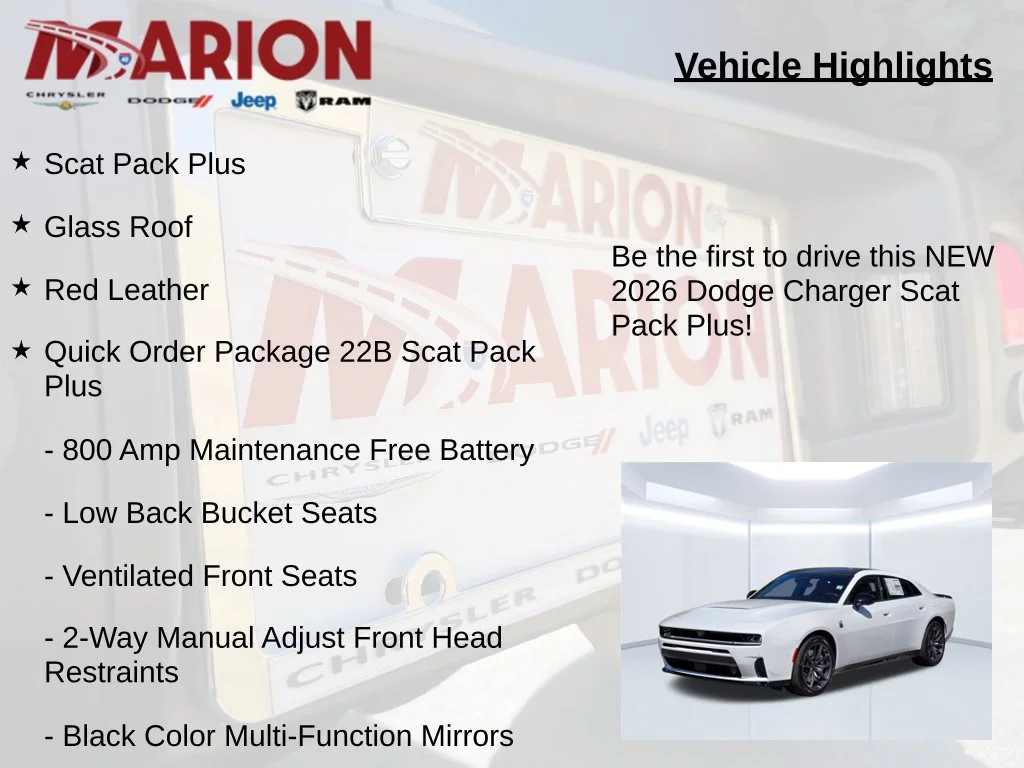 New 2026 White Dodge Scat Pack Plus image 5