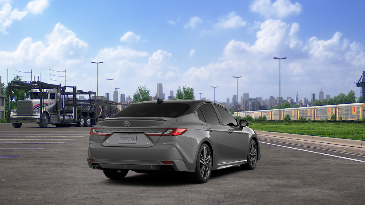 New 2026 Heavy Metal with Midnight Black Metallic roof Toyota XSE image 9