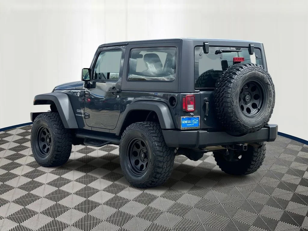 Used 2017 Gray Jeep Sport 4x4 image 4