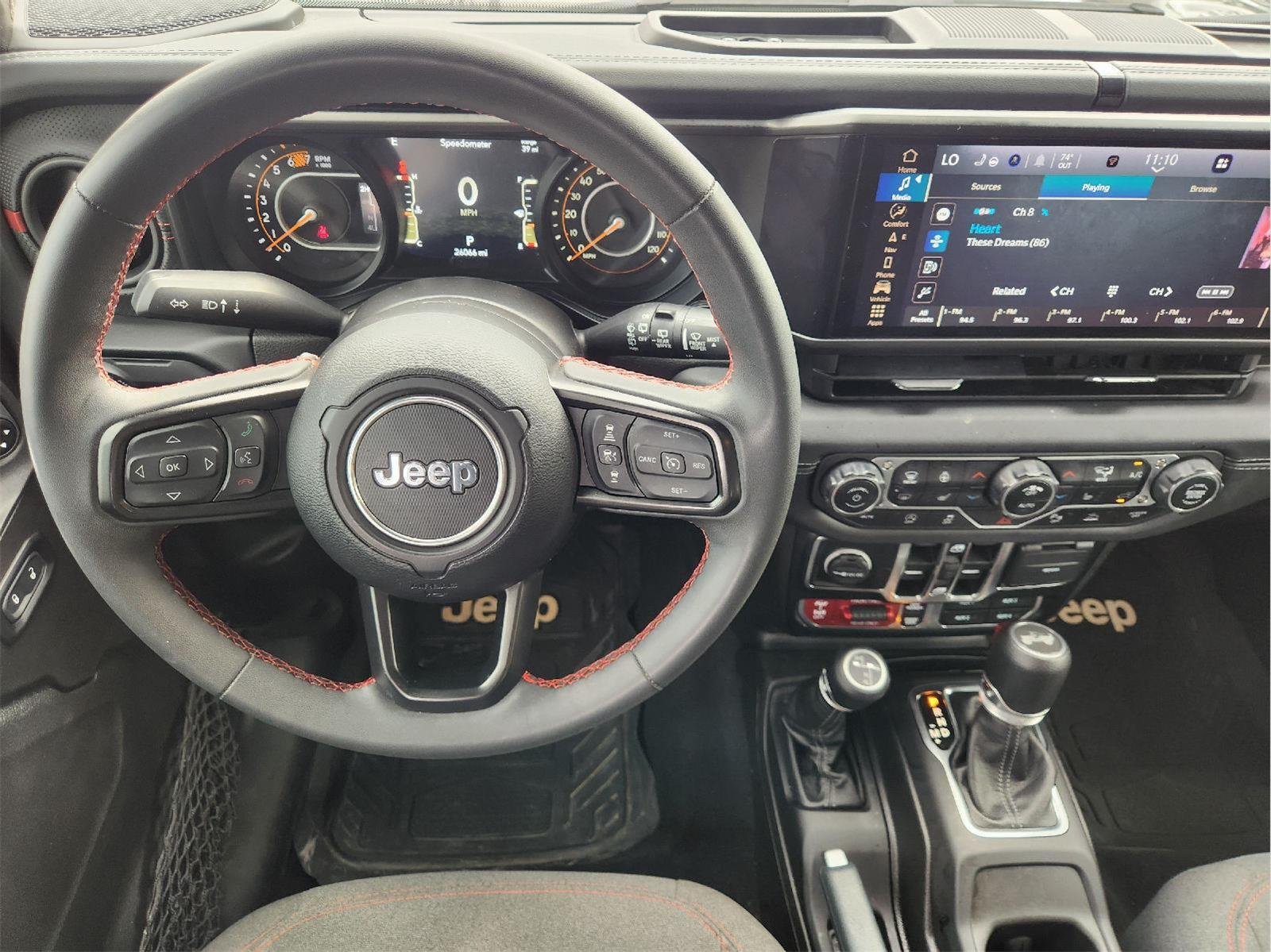Used 2024 Black Clearcoat Jeep Rubicon image 28