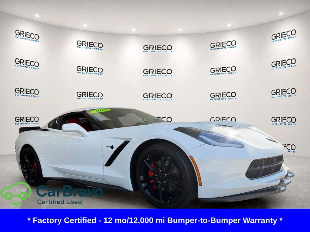 Used 2019 White Chevrolet Stingray image 1