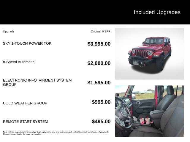 Used 2018 Firecracker Red Clearcoat Jeep Unlimited Sahara image 5