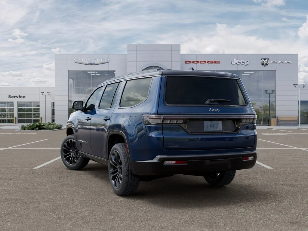 New 2026 Fathom Blue Pearlcoat Jeep Summit Obsidian image 3