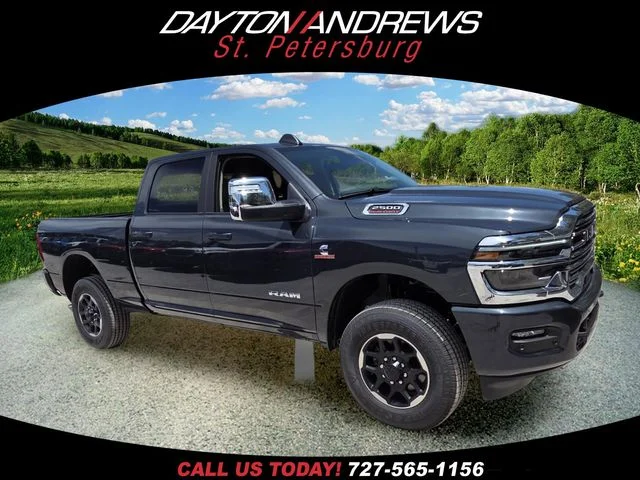 New 2026 Forged Blue Metallic Exterior Paint RAM Laramie image 1