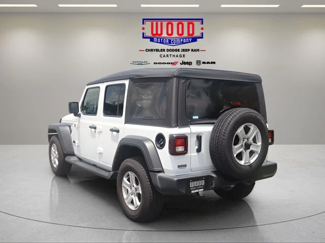 Used 2022 Bright White Clearcoat Jeep Unlimited Sport S image 5