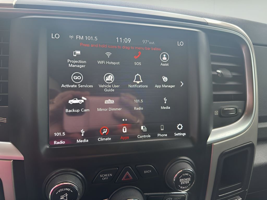 Used 2019 Brilliant Black Crystal Pearlcoat Ram Big Horn image 26