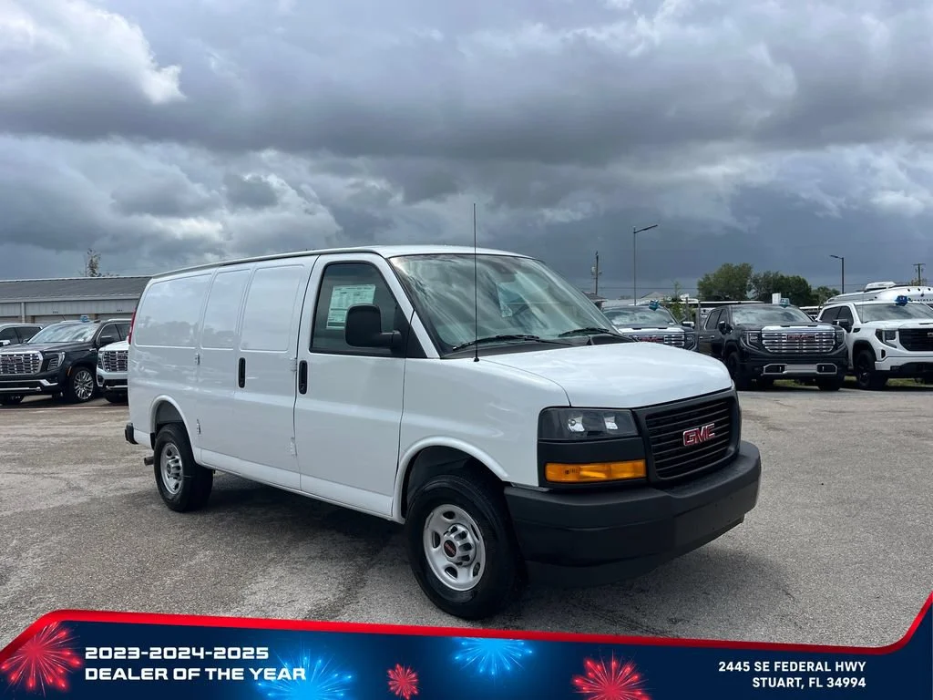 New 2026 Summit White GMC Work Van image 2