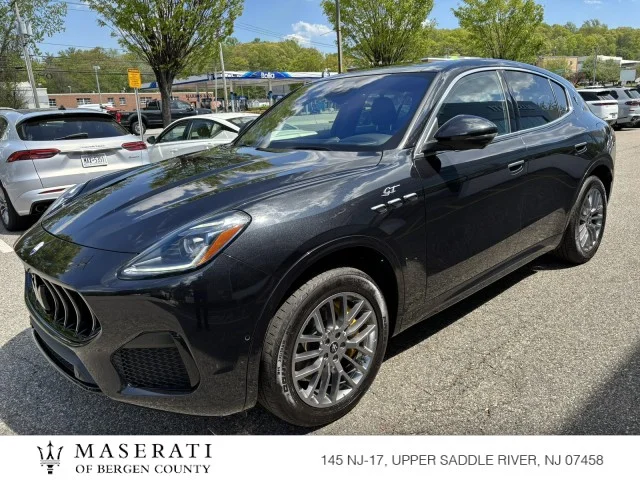 Used 2023 Nero Tempesta Metallic Maserati GT ~ Techssistance Package ~ Heads Up Display !!! CPO ELIGIBLE !!!E image 1
