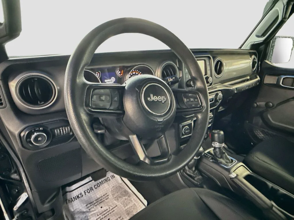 Used 2021 Black Jeep Unlimited Sport image 12
