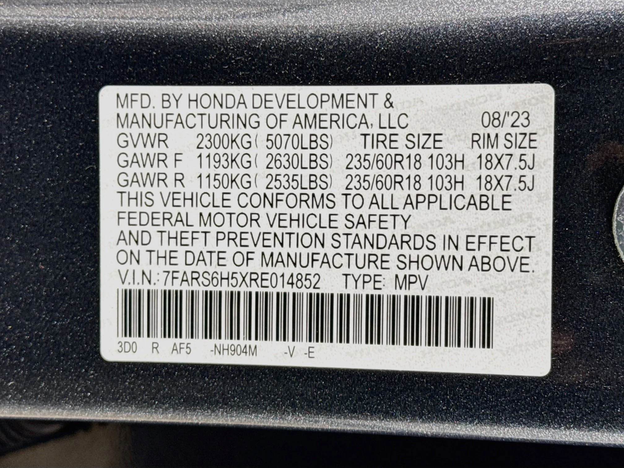 Used 2024 Gray Honda Sport image 32