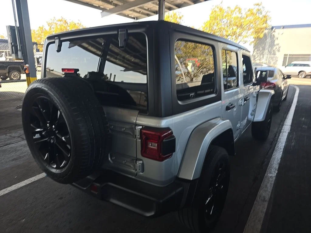 Used 2023 Silver Jeep Sahara 4xe image 2