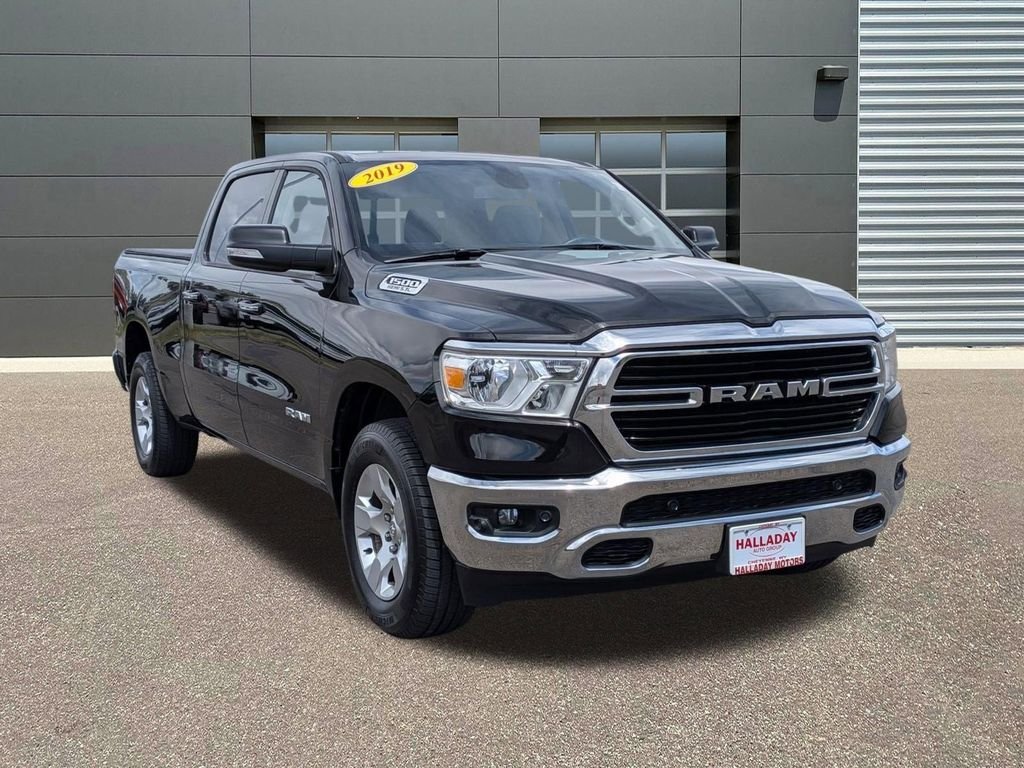 Used 2019 Diamond Black Crystal Pearlcoat Ram Big Horn/Lone Star image 3