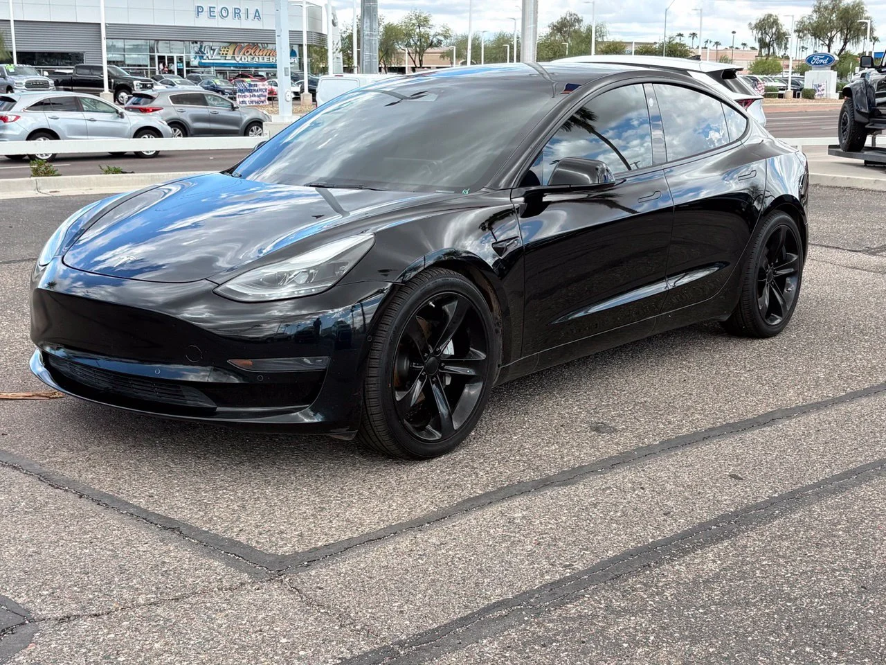 Used 2022 Tesla Model 3 Base with VIN 5YJ3E1EA3NF208372 for sale in Peoria, AZ
