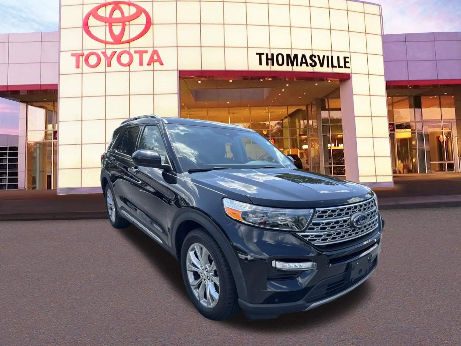 Used 2024 Black Metallic Ford Limited image 3