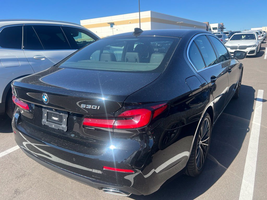 Certified Used 2023 Jet Black BMW 530i image 3