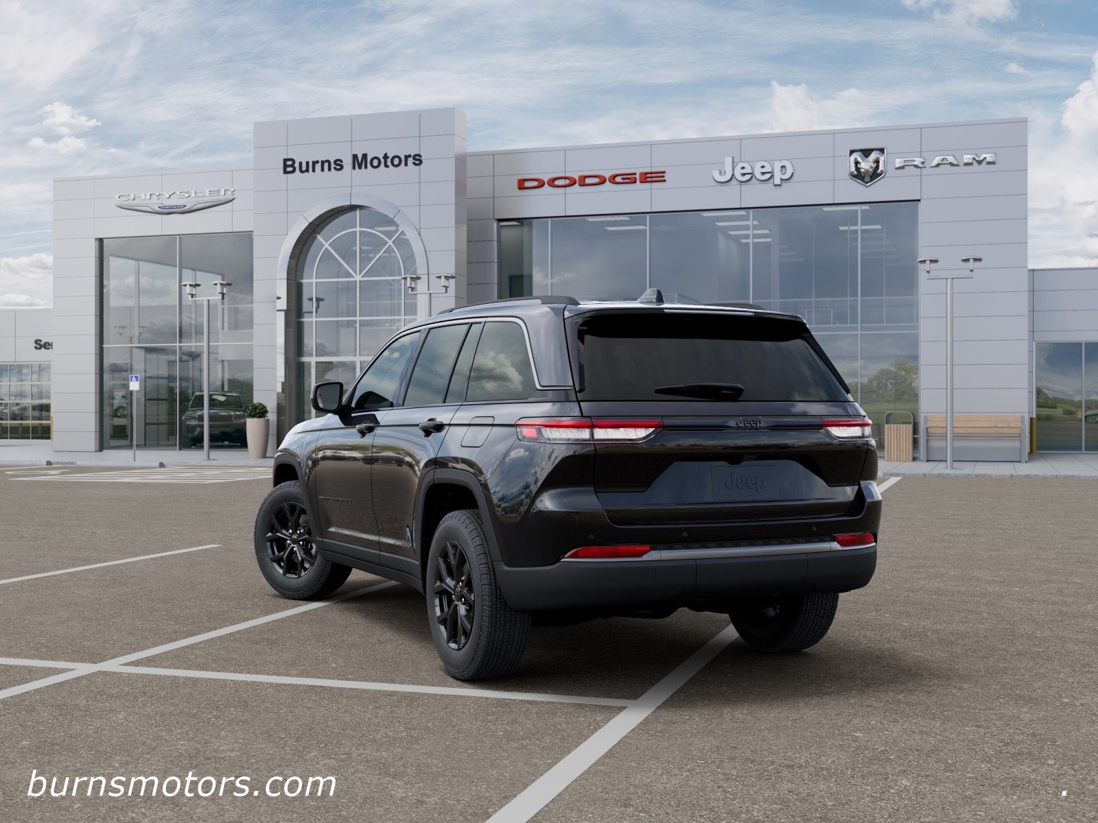 New 2026 Diamond Black Crystal Pearl-Coat Exterior Paint Jeep Laredo Altitude image 3