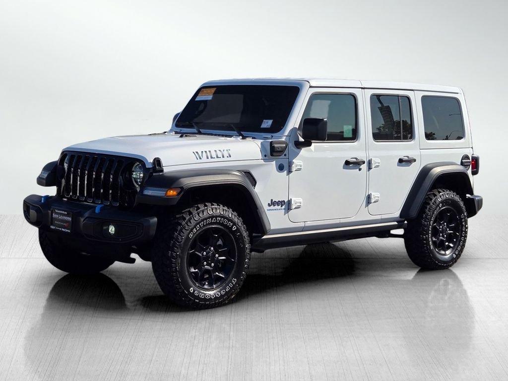 Certified Used 2023 Bright White Clearcoat Jeep Willys 4xe image 8