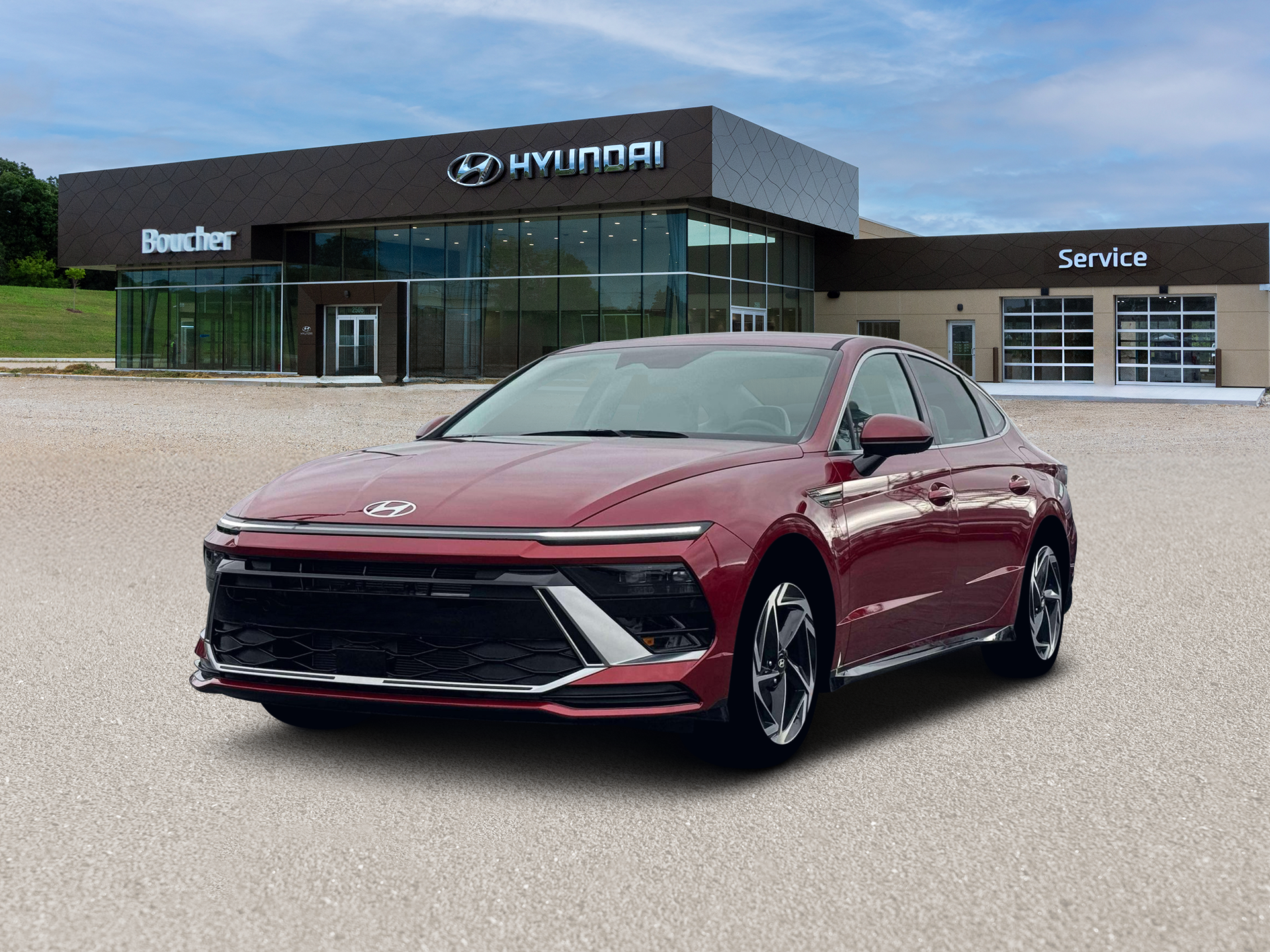 New 2026 Ultimate red Hyundai SEL Sport image 1