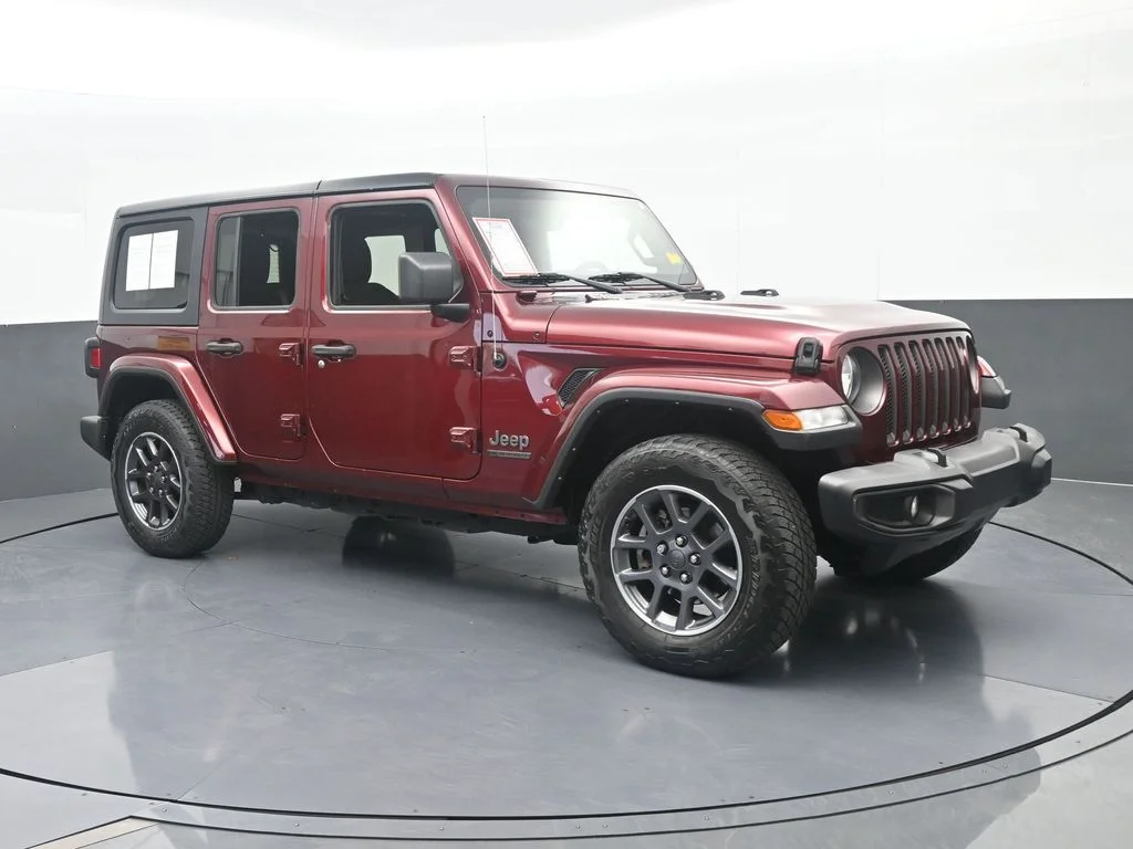 Used 2021 Snazzberry Pearlcoat Jeep Unlimited Sport S image 8