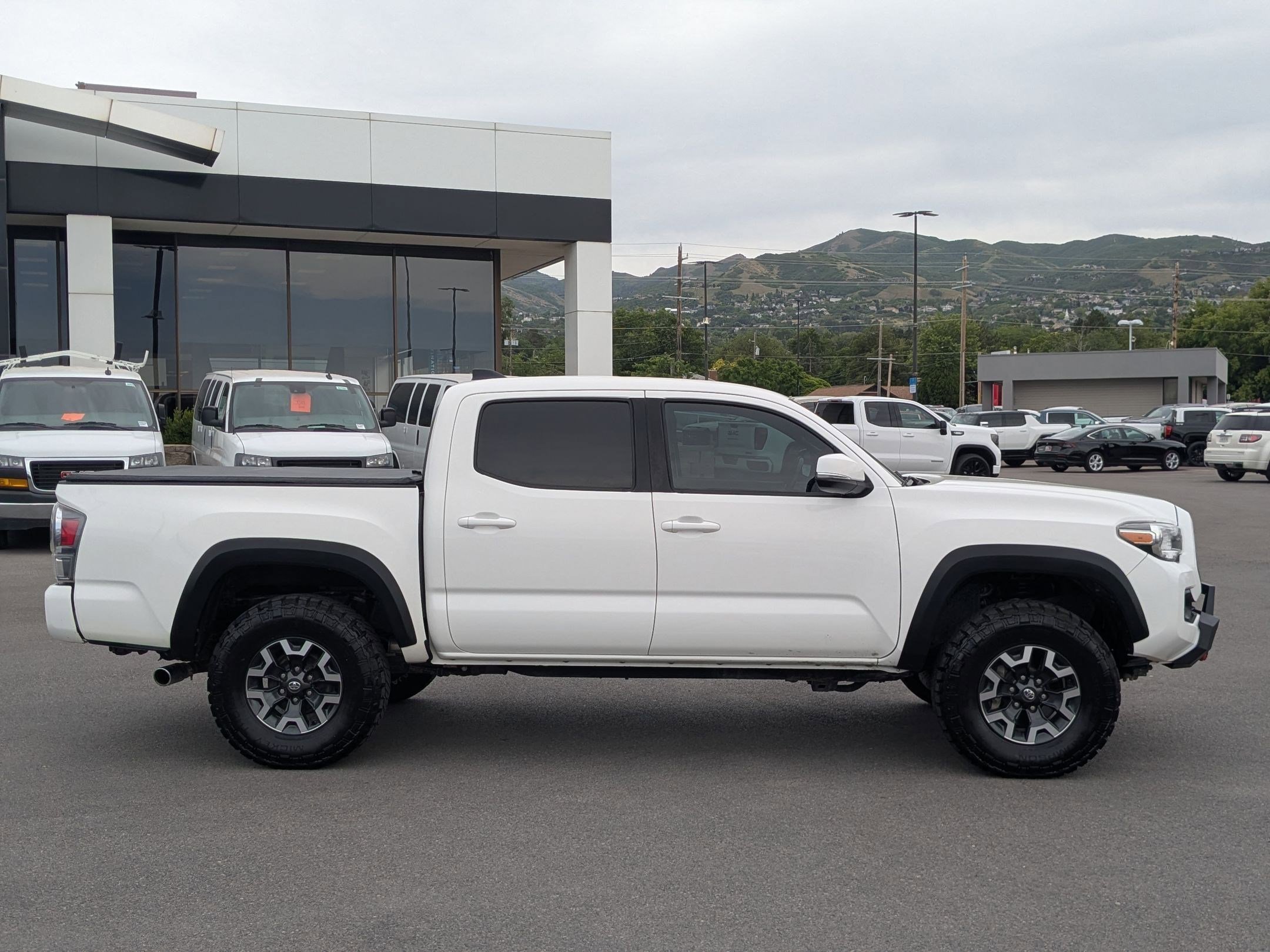 Used 2021 Super White Toyota TRD Off Road image 7