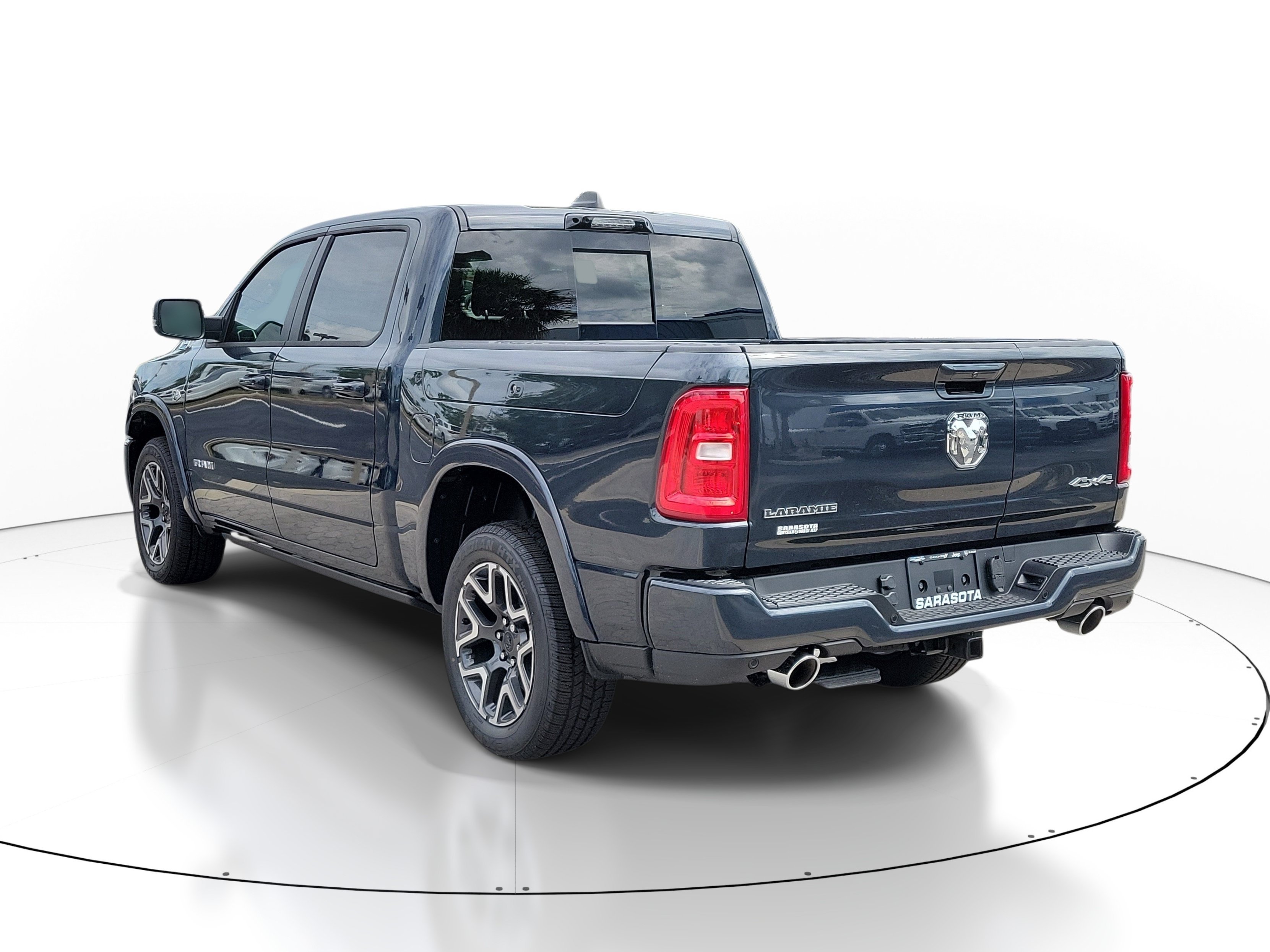 New 2027 Forged Blue Metallic Exterior Paint RAM Laramie image 4