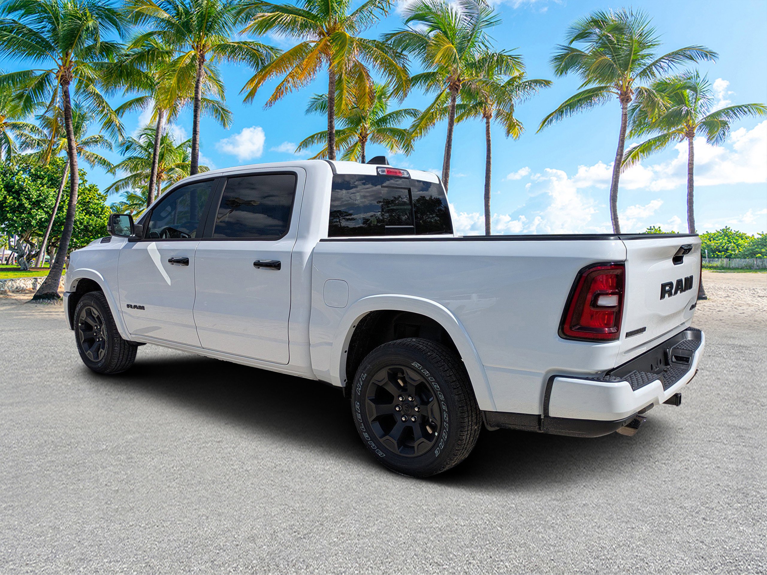 New 2026 Bright White Clear-Coat Exterior Paint RAM Big Horn image 5