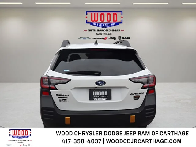 Used 2024 Crystal White Pearl Subaru Wilderness image 4