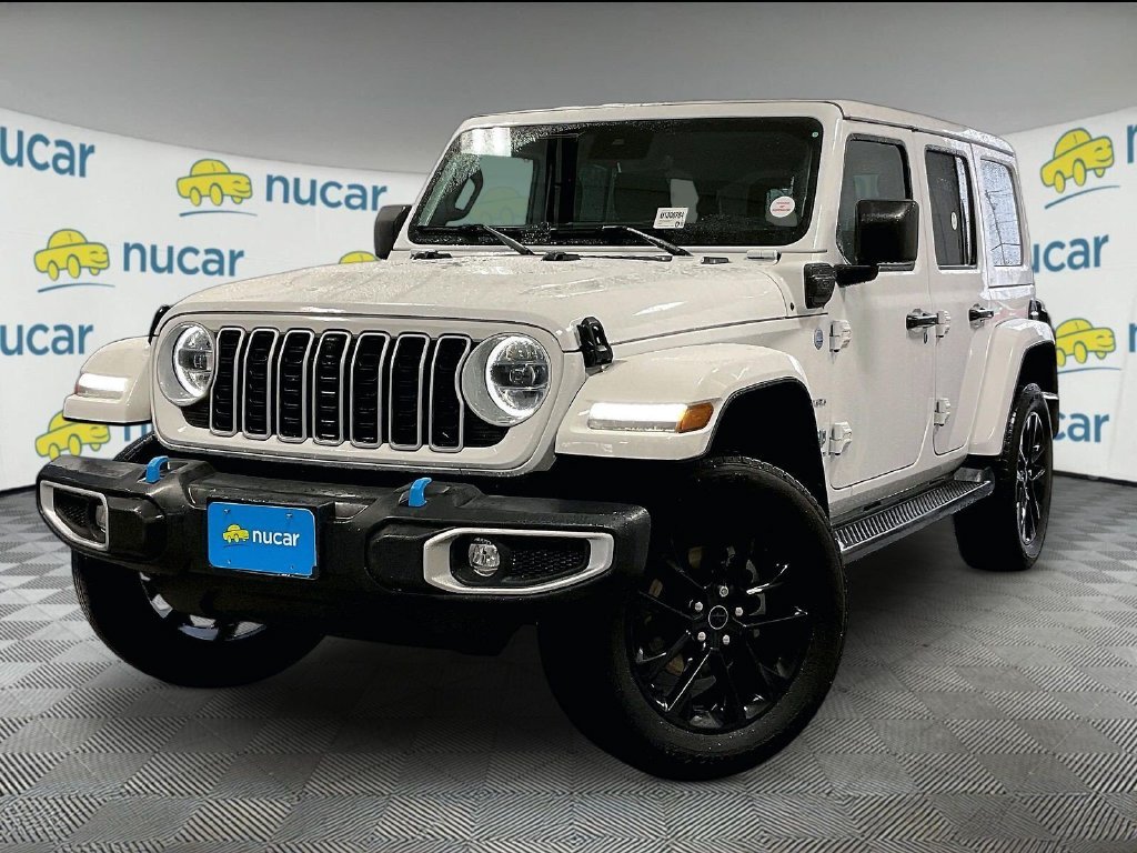 Used 2024 White Jeep Sahara 4xe image 3